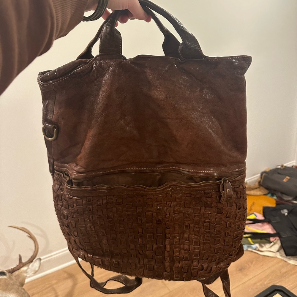 Leather Backpack - Picture 2 of 5